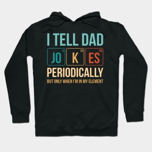 Dad Jokes Periodic Table Nerd Hoodie